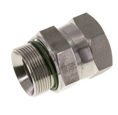 JIC Reducing Nipple UN 1-7/8''-12 Female x G1 1/2'' Male Adjustable Stainless Steel 105bar (1475.25psi)