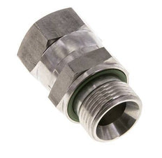 JIC Reducing Nipple UN 1-1/16''-12 Female x G3/4'' Male Adjustable Stainless Steel 210bar (2950.5psi)