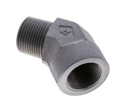 45deg Angled Fitting 1'' NPT Male x Female Steel 140bar (1967.0psi)