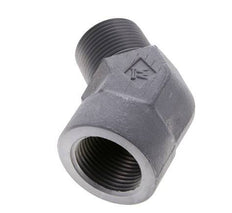 45deg Angled Fitting 1'' NPT Male x Female Steel 140bar (1967.0psi)