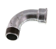 90deg Angled Fitting 1 1/2'' Male R x Female Rp Long Cast Iron 25bar (351.25psi)