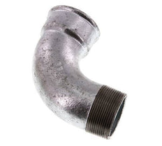 90deg Angled Fitting 2'' Male R x Female Rp Short Cast Iron 25bar (351.25psi)