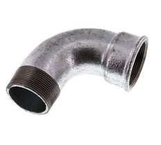 90deg Angled Fitting 2'' Male R x Female Rp Short Cast Iron 25bar (351.25psi)