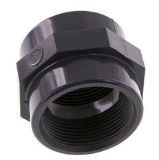 Socket Rp1 1/2'' Female PVC-U 16bar (224.8psi) EN 1452-3 [2 Pieces]