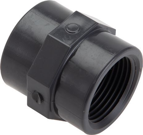 Socket Rp1/2'' Female PVC-U 16bar (224.8psi) EN 1452-3 [5 Pieces]