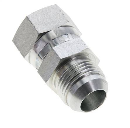 JIC Reducing Nipple UN 1-1/16''-12 Male x UN 1-1/16''-12 Female Steel 210bar (2950.5psi)