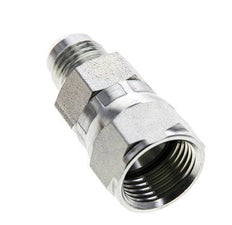 JIC Reducing Nipple UNF 9/16''-18 Male x UNF 3/4''-16 Female Steel 275bar (3863.75psi)