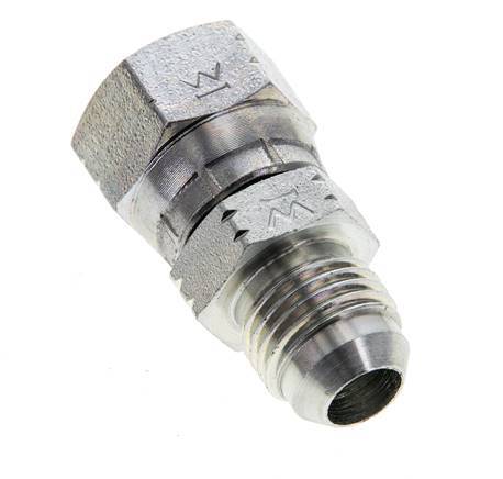 JIC Nipple UNF 9/16''-18 Male x Female Steel 275bar (3863.75psi)