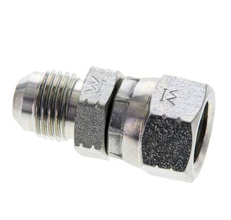 JIC Nipple UNF 9/16''-18 Male x Female Steel 275bar (3863.75psi)