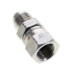JIC Nipple UNF 9/16''-18 Male x Female Steel 275bar (3863.75psi)