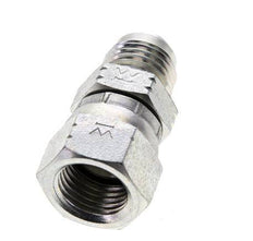 JIC Nipple UNF 9/16''-18 Male x Female Steel 275bar (3863.75psi)