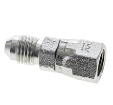 JIC Nipple UNF 7/16''-20 Male x Female Steel 310bar (4355.5psi)