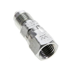 JIC Nipple UNF 7/16''-20 Male x Female Steel 310bar (4355.5psi)