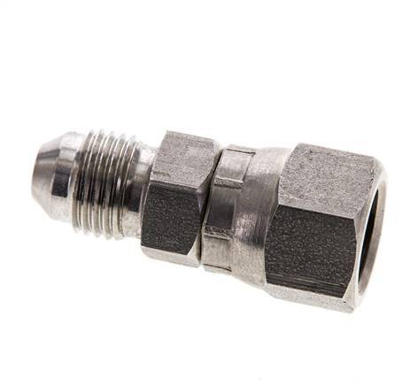 JIC Nipple UNF 1/2''-20 Male x Female Stainless Steel 275bar (3863.75psi)