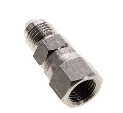 JIC Nipple UNF 1/2''-20 Male x Female Stainless Steel 275bar (3863.75psi)