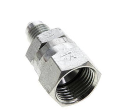 JIC Reducing Nipple UNF 7/16''-20 Male x UNF 3/4''-16 Female Steel 275bar (3863.75psi)