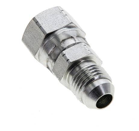 JIC Nipple UNF 1/2''-20 Male x Female Steel 275bar (3863.75psi)