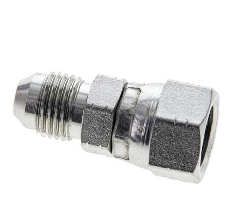 JIC Nipple UNF 1/2''-20 Male x Female Steel 275bar (3863.75psi)