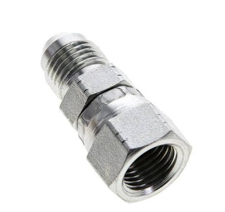 JIC Nipple UNF 1/2''-20 Male x Female Steel 275bar (3863.75psi)