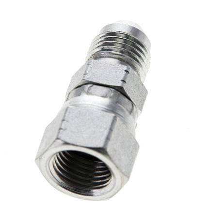 JIC Nipple UNF 1/2''-20 Male x Female Steel 275bar (3863.75psi)