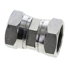 Reducing Straight Connector G1 1/4'' Female High Pressure Steel 60° Cone 150bar (2107.5psi) Hydraulic