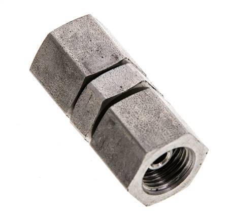 Reducing Straight Connector G1/8'' Female High Pressure Stainless Steel 60° Cone 575bar (8078.75psi) Hydraulic