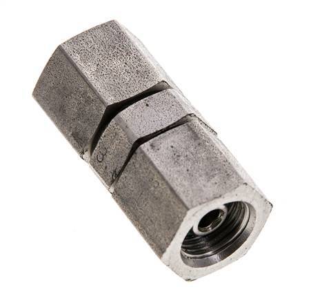 Reducing Straight Connector G1/8'' Female High Pressure Stainless Steel 60° Cone 575bar (8078.75psi) Hydraulic