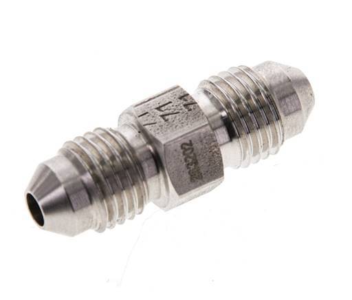 JIC Double Nipple UNF 7/16''-20 Stainless Steel 310bar (4355.5psi)