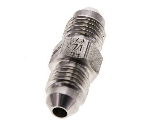 JIC Double Nipple UNF 7/16''-20 Stainless Steel 310bar (4355.5psi)