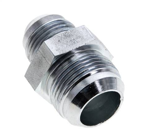 JIC Reducing Double Nipple UN 1-1/16''-12 x UN 1-5/16''-12 Steel 170bar (2388.5psi)