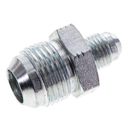 JIC Reducing Double Nipple UNF 1/2''-20 x UNF 7/8''-14 Steel 210bar (2950.5psi)