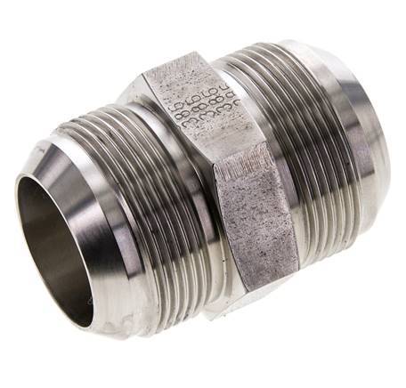 JIC Double Nipple UN 1-7/8''-12 Stainless Steel 100bar (1405.0psi)