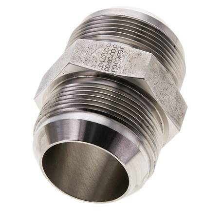 JIC Double Nipple UN 1-7/8''-12 Stainless Steel 100bar (1405.0psi)