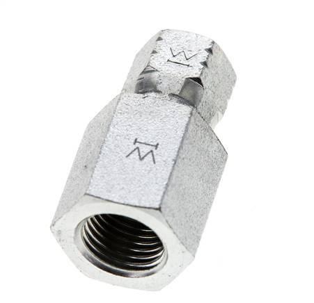 JIC Fitting G1/4'' x UNF 7/16''-20 Female Steel 310bar (4355.5psi)