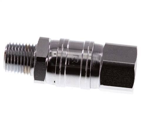 Rotary Joint R1/4'' Male x G1/4'' Female Nickel-plated Steel 15bar (210.75psi) for Tools