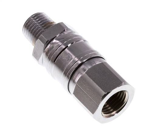 Rotary Joint R1/4'' Male x G1/4'' Female Nickel-plated Steel 15bar (210.75psi) for Tools