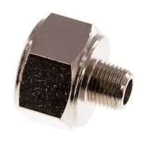 Reducing Adapter R1/8'' Male x Rp3/8'' Female Nickel-plated Brass 16bar (224.8psi) [2 Pieces]