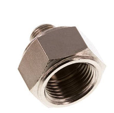 Reducing Adapter R1/8'' Male x Rp3/8'' Female Nickel-plated Brass 16bar (224.8psi) [2 Pieces]