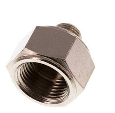 Reducing Adapter R1/8'' Male x Rp3/8'' Female Nickel-plated Brass 16bar (224.8psi) [2 Pieces]