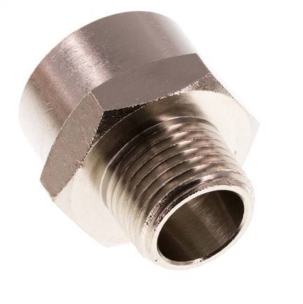 Reducing Adapter R1/2'' Male x Rp3/4'' Female Nickel-plated Brass 16bar (224.8psi)