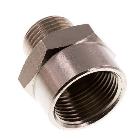Reducing Adapter R1/2'' Male x Rp3/4'' Female Nickel-plated Brass 16bar (224.8psi)