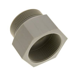 Threaded Extension G2'' Male x Female Polypropylene (pp) 10bar (140.5psi) FDA 70mm Hex