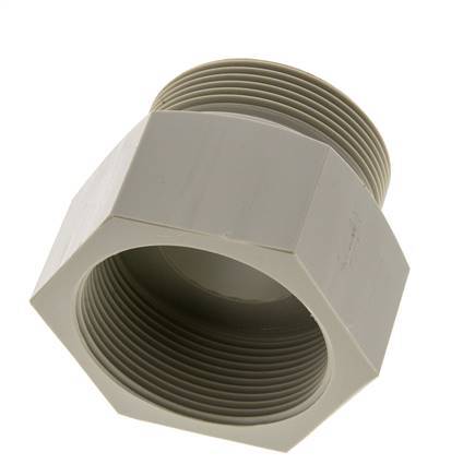 Threaded Extension G2'' Male x Female Polypropylene (pp) 10bar (140.5psi) FDA 70mm Hex