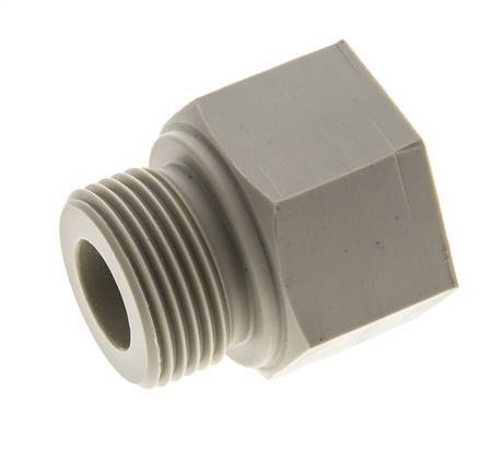 Threaded Extension G1'' Male x Female Polypropylene (pp) 10bar (140.5psi) FDA 43mm Hex