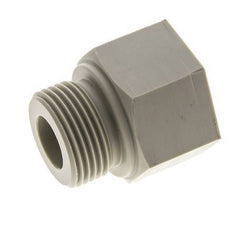 Threaded Extension G1'' Male x Female Polypropylene (pp) 10bar (140.5psi) FDA 43mm Hex