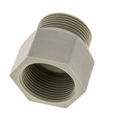 Threaded Extension G1 1/4'' Male x Female Polypropylene (pp) 10bar (140.5psi) FDA 50mm Hex