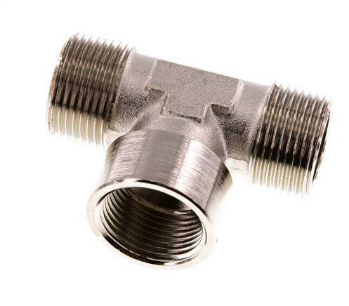 Tee Fitting R3/4'' Male x G3/4'' Female Nickel-plated Brass 16bar (224.8psi)