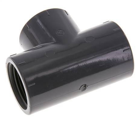 Tee Fitting Rp1'' Pvc-u EN 1452-3 16bar (224.8psi) [2 Pieces]