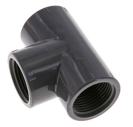 Tee Fitting Rp1'' Pvc-u EN 1452-3 16bar (224.8psi) [2 Pieces]