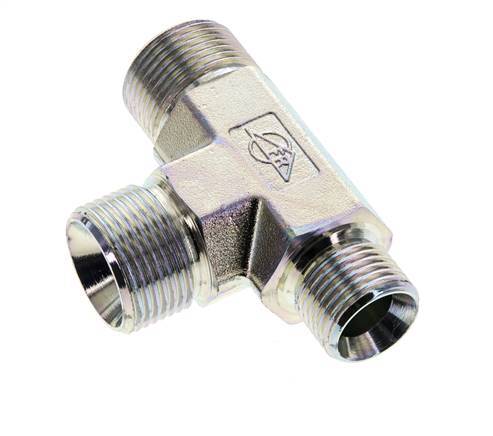 Tee Fitting G1/2'' x G3/4'' Male Steel 325bar (4566.25psi)